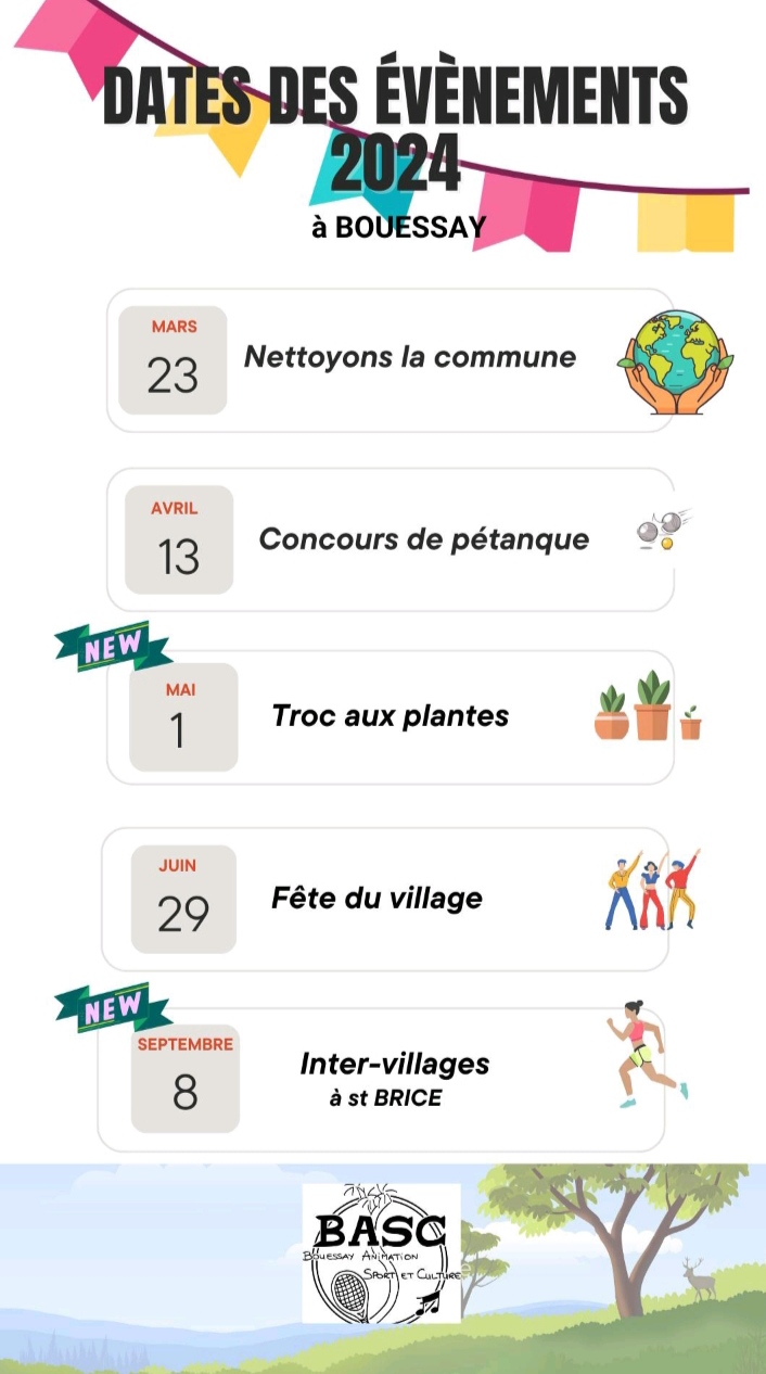 Calendrier du BASC