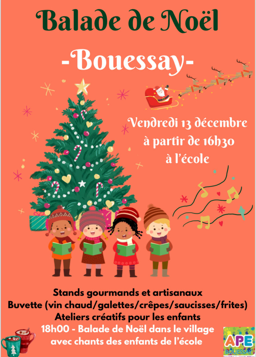 Balade de Noël à Bouessay le 13 décembre 2024