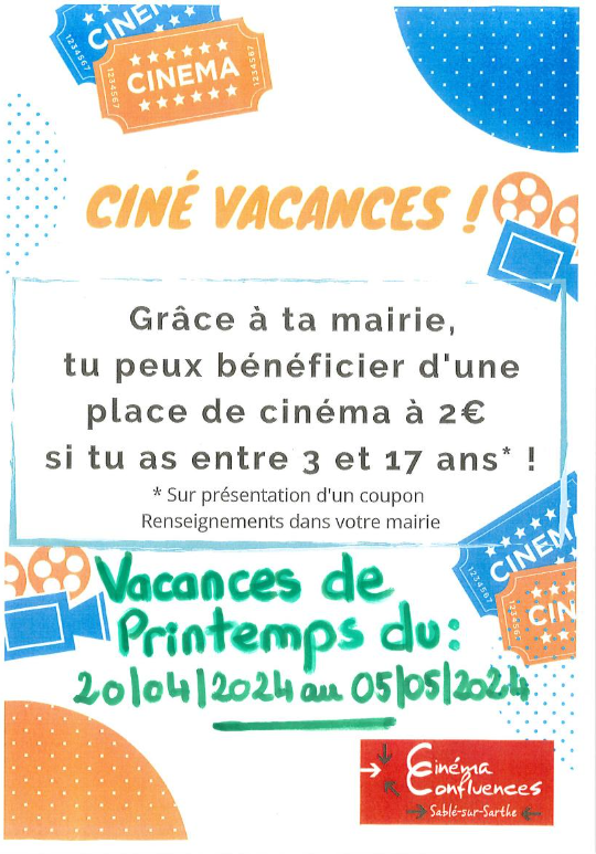 Cinéma avril 2024