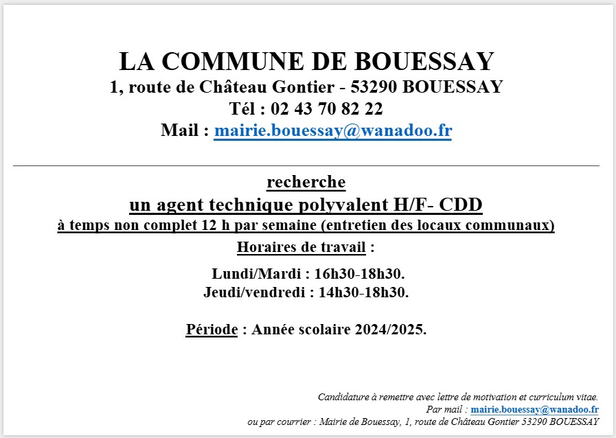 emploi 2024 2025