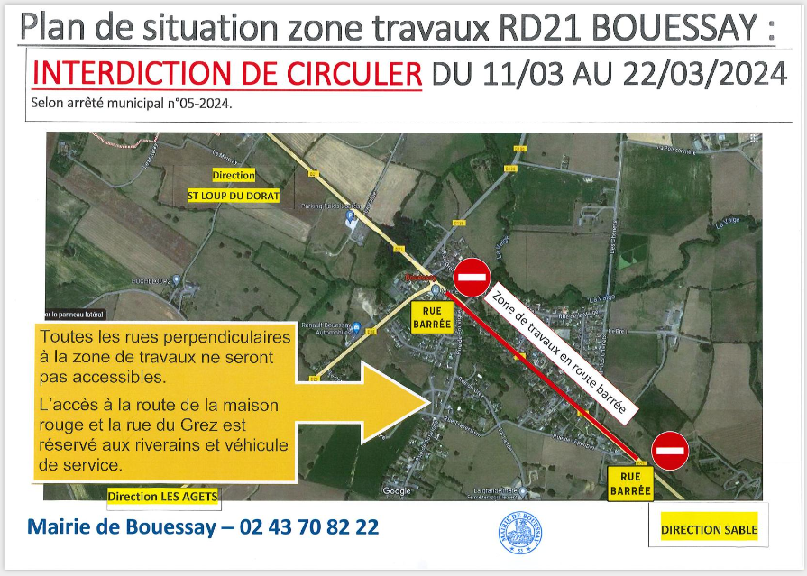 travaux voirie mars 2024