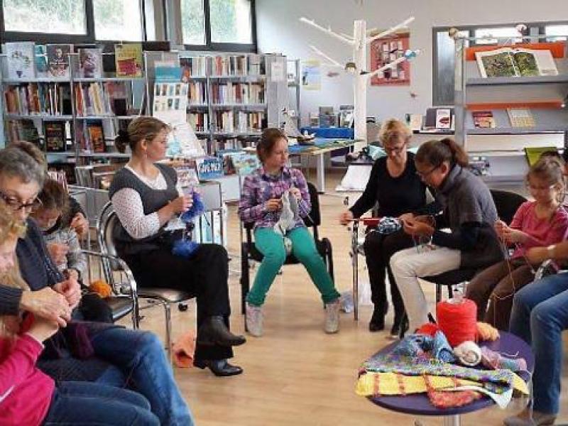 Une dizaine de participants au « Chocolatricot »
