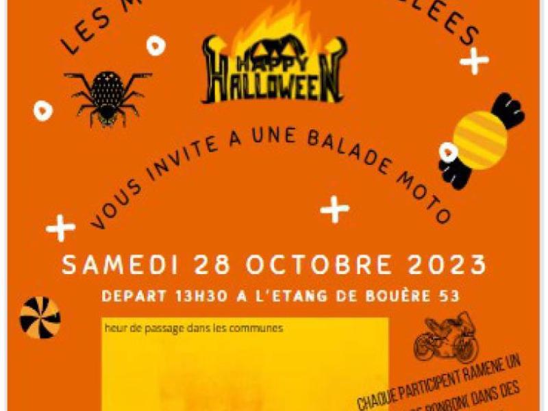 BALADE A MOTO le 28 octobre 2023.