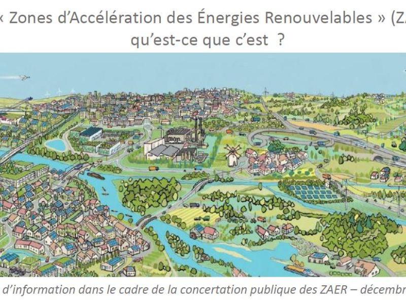 Concertation des habitants: Zones d'accélération des énergies renouvelables (ZAER)